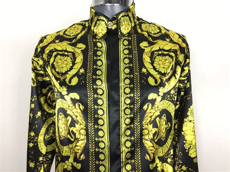 camisas versace hombre 2019|camisas Versace para hombre.